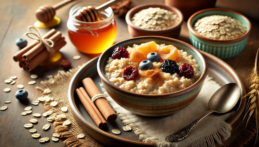 Honey-Cinnamon Oatmeal with Dried Fruit Recipe